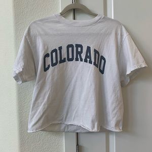 COLORADO CROPPED BRANDY TEE